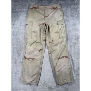 US Military Cargo Pants Mens Medium Regular Vtg 3 Color Desert Camo Tactical BDU